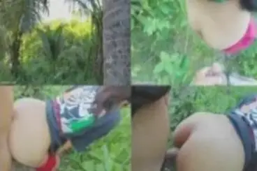 Jalan Pagi Sama Pacar, Mampir Kebun Langsung Ngewe Brutal!